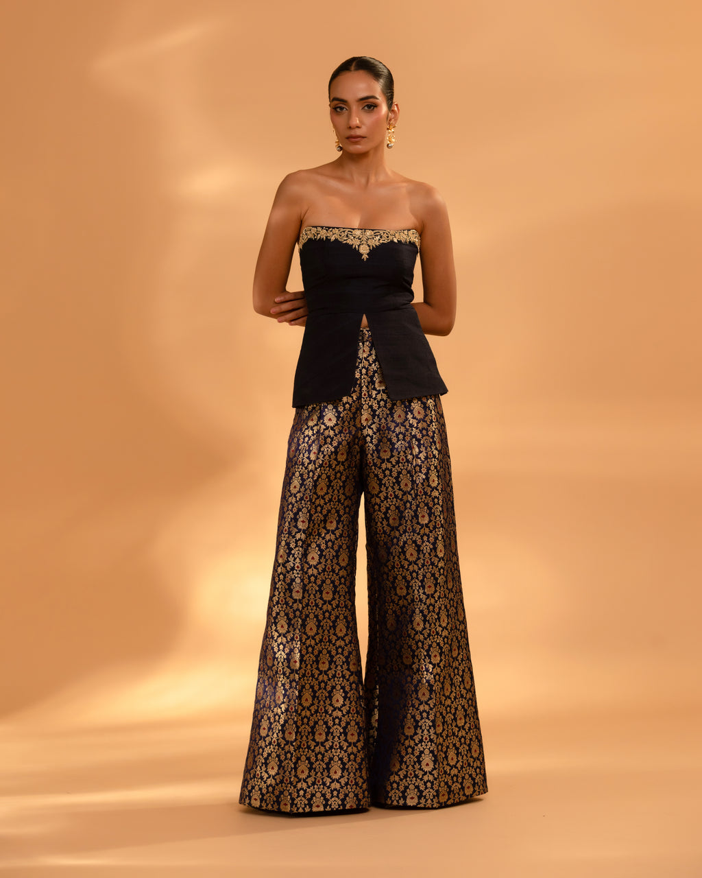 Sultana Set In Navy and Gold