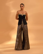 Sultana Set In Navy and Gold